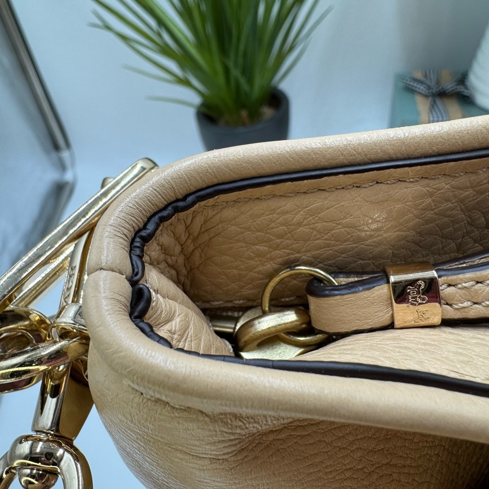 Coach Madison Italian Pebbled Leather Hobo in a tan color 2013 - Picture 11 of 14